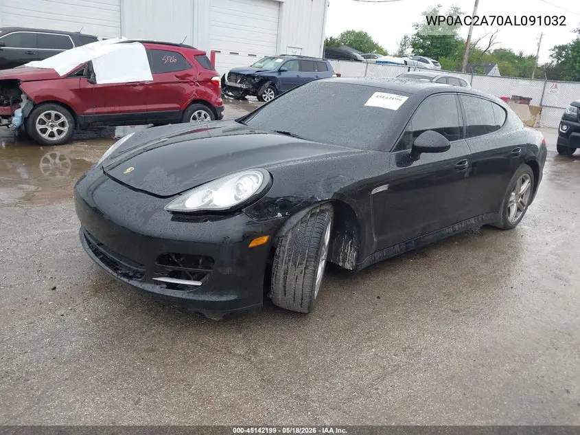 2010 Porsche Panamera Turbo VIN: WP0AC2A70AL091032 Lot: 45142199