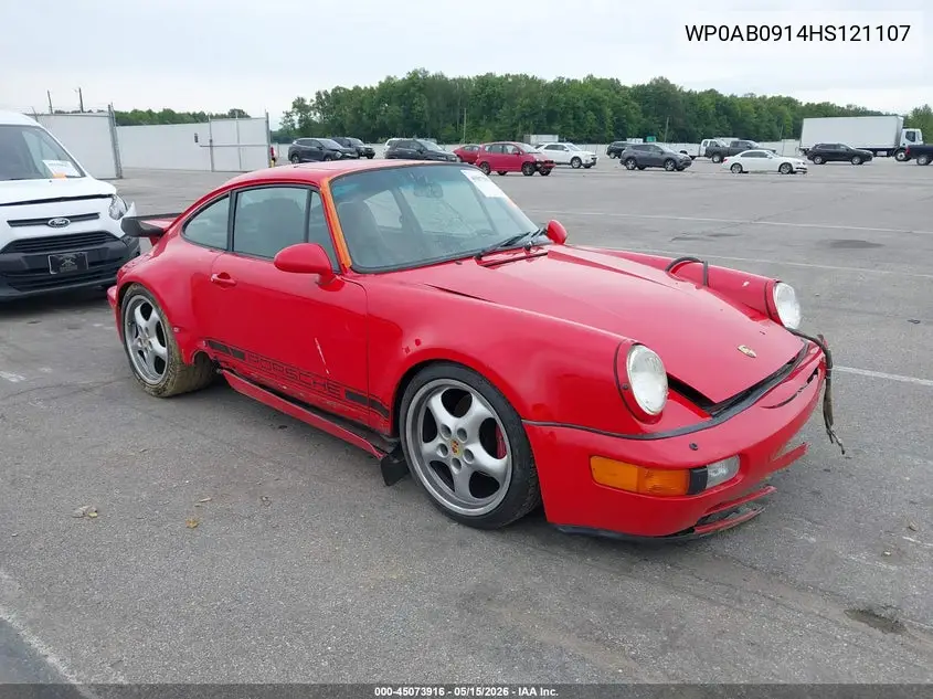 1987 Porsche 911 Carrera VIN: WP0AB0914HS121107 Lot: 45073916