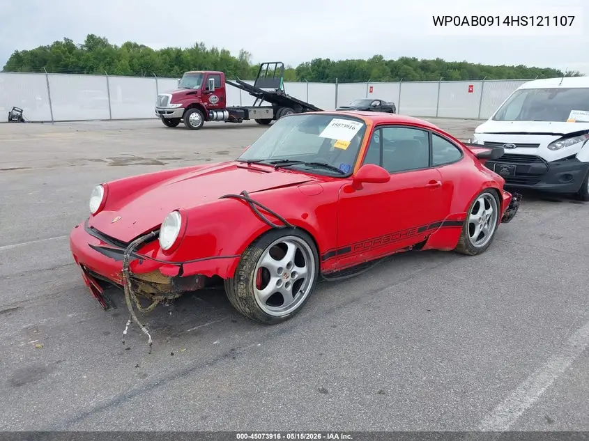 1987 Porsche 911 Carrera VIN: WP0AB0914HS121107 Lot: 45073916