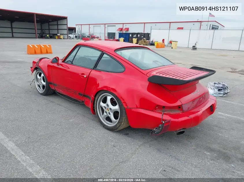 1987 Porsche 911 Carrera VIN: WP0AB0914HS121107 Lot: 45073916