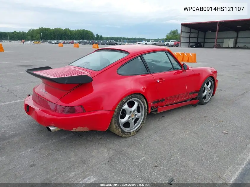1987 Porsche 911 Carrera VIN: WP0AB0914HS121107 Lot: 45073916