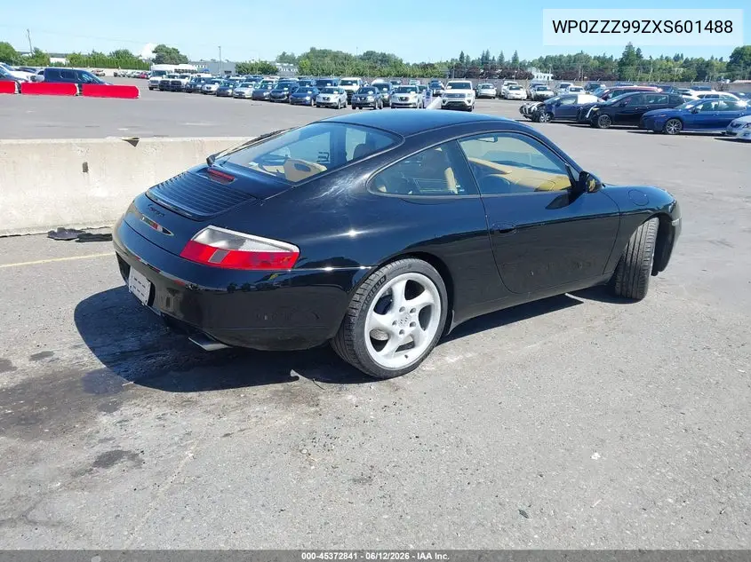 1999 Porsche 911 VIN: WP0ZZZ99ZXS601488 Lot: 45372841