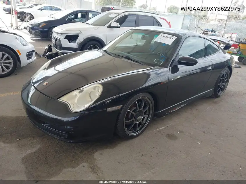2000 Porsche 911 Carrera/Carrera 4 VIN: WP0AA299XYS622975 Lot: 45625805