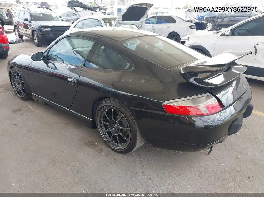 2000 Porsche 911 Carrera/Carrera 4 VIN: WP0AA299XYS622975 Lot: 45625805