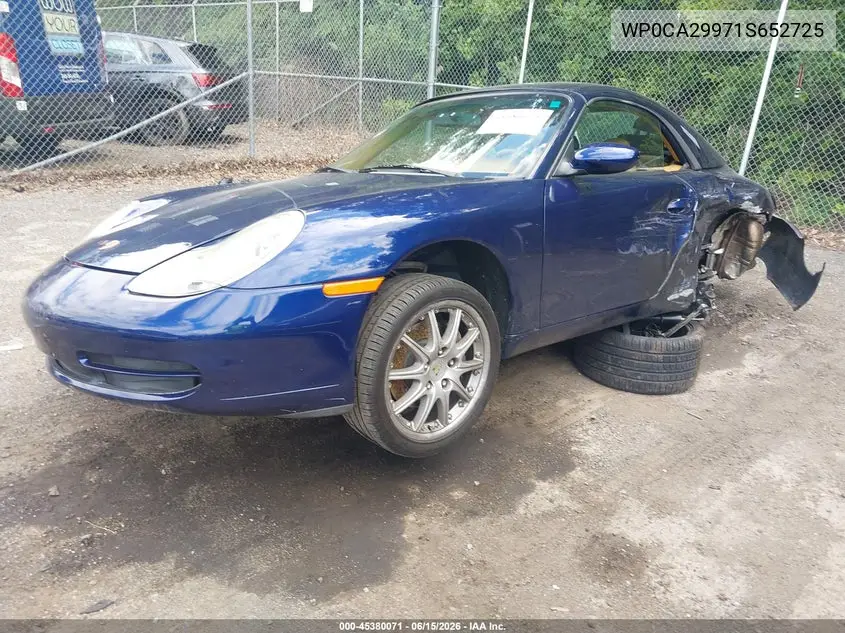 2001 Porsche 911 Carrera/Carrera 4 VIN: WP0CA29971S652725 Lot: 45380071