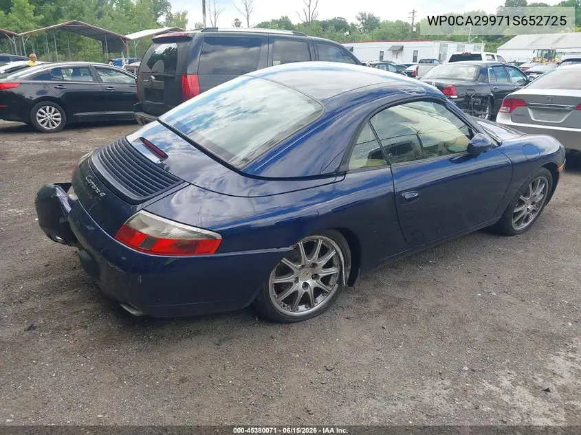 2001 Porsche 911 Carrera/Carrera 4 VIN: WP0CA29971S652725 Lot: 45380071