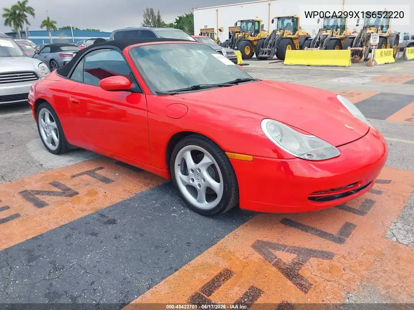 2001 Porsche 911 Carrera/Carrera 4 VIN: WP0CA299X1S652220 Lot: 45422701