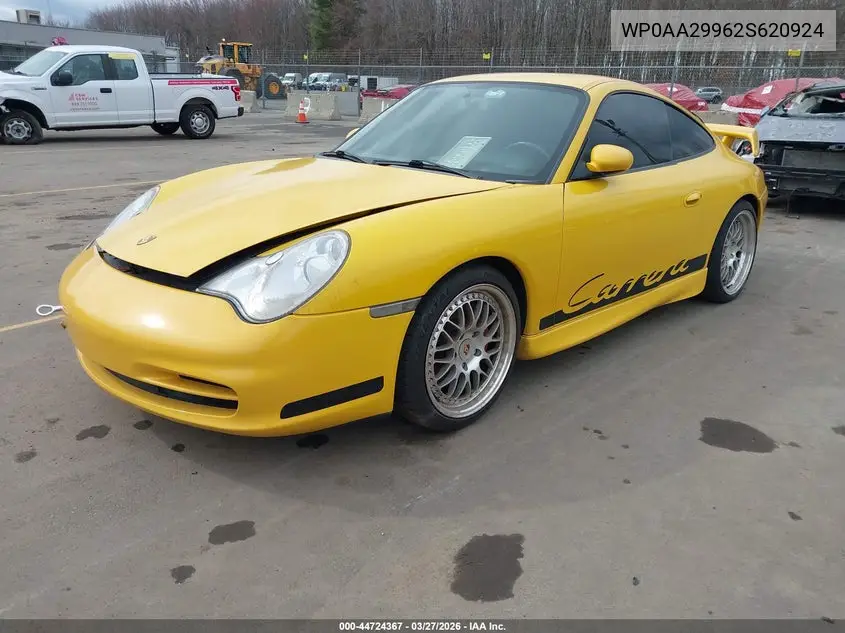 2002 Porsche 911 Carrera 4S/Turbo VIN: WP0AA29962S620924 Lot: 44724367