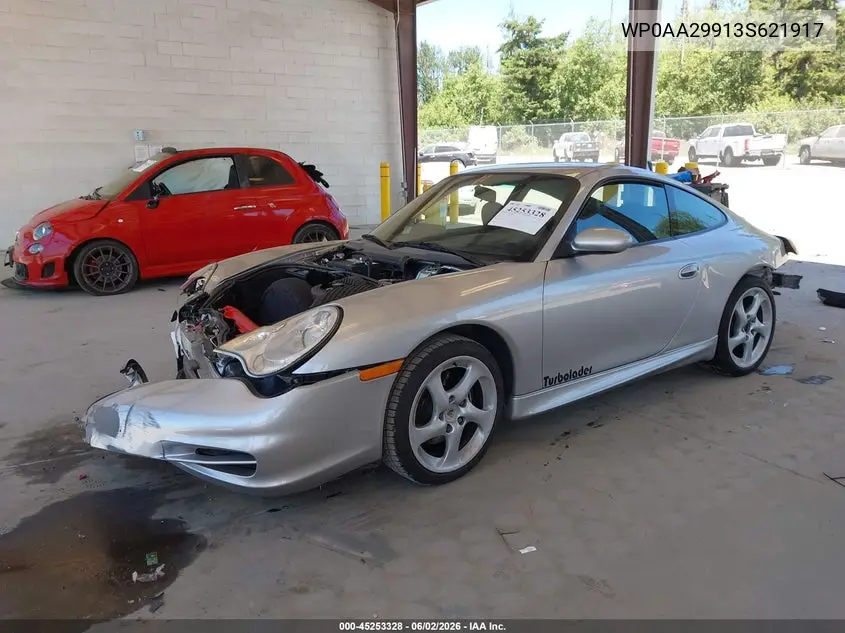 2003 Porsche 911 Carrera/Carrera 4S VIN: WP0AA29913S621917 Lot: 45253328