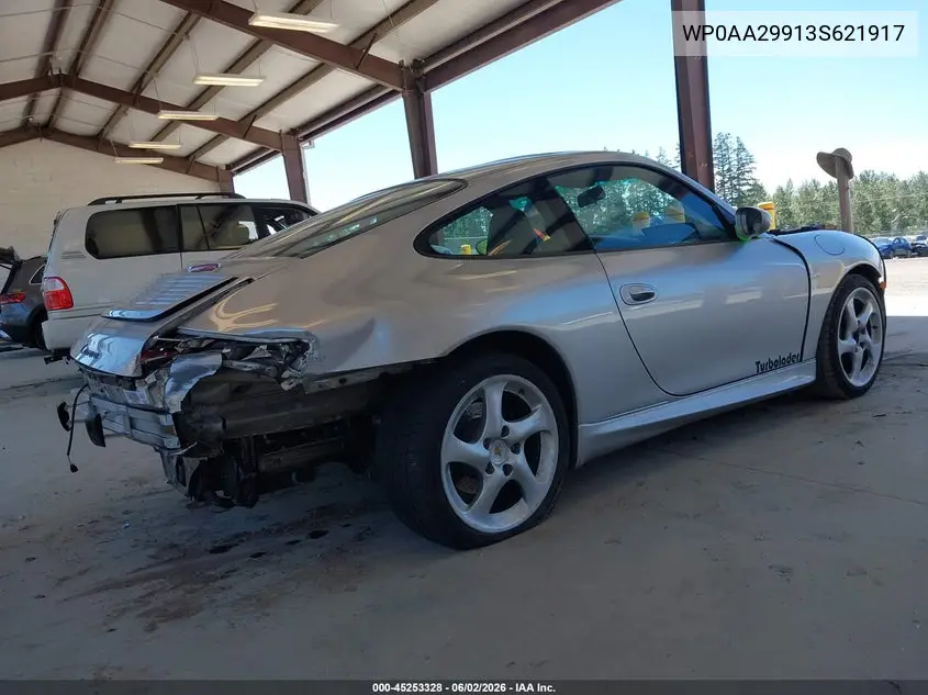2003 Porsche 911 Carrera/Carrera 4S VIN: WP0AA29913S621917 Lot: 45253328