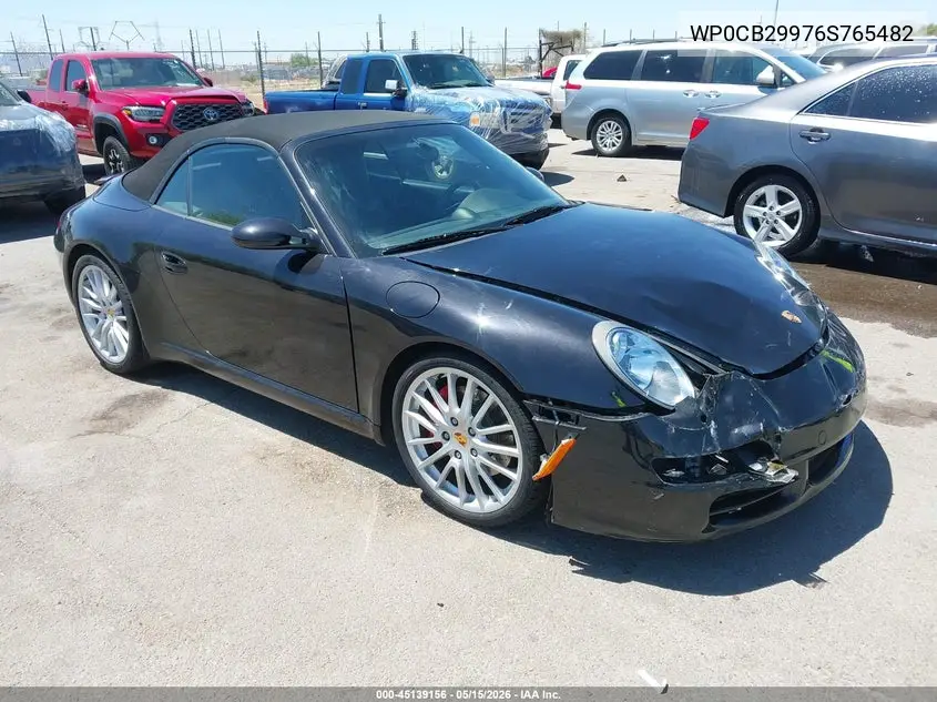 2006 Porsche 911 Carrera 4S/Carrera S VIN: WP0CB29976S765482 Lot: 45139156
