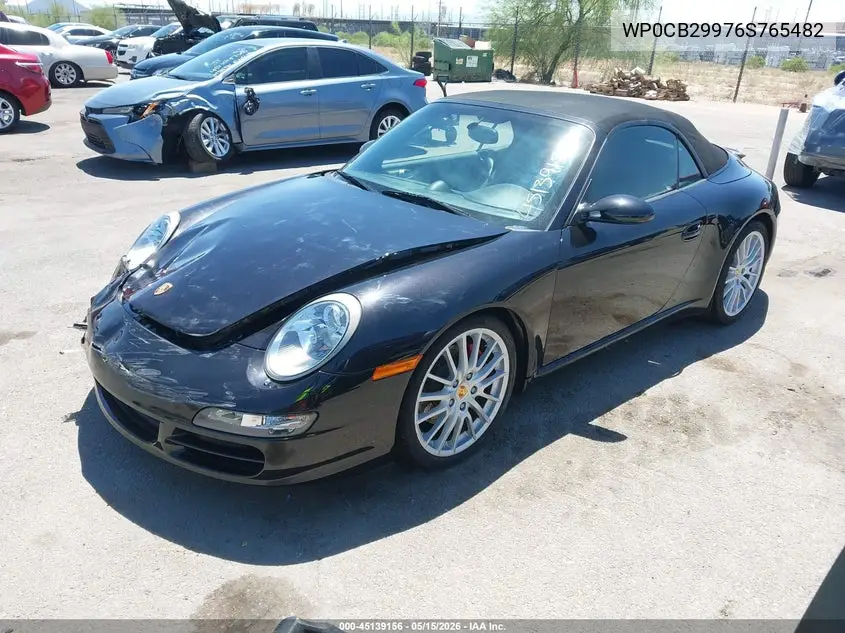 2006 Porsche 911 Carrera 4S/Carrera S VIN: WP0CB29976S765482 Lot: 45139156