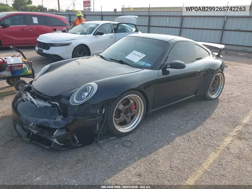 2006 Porsche 911 Carrera/Carrera 4S/Carrera S VIN: WP0AB29926S742263 Lot: 45461066