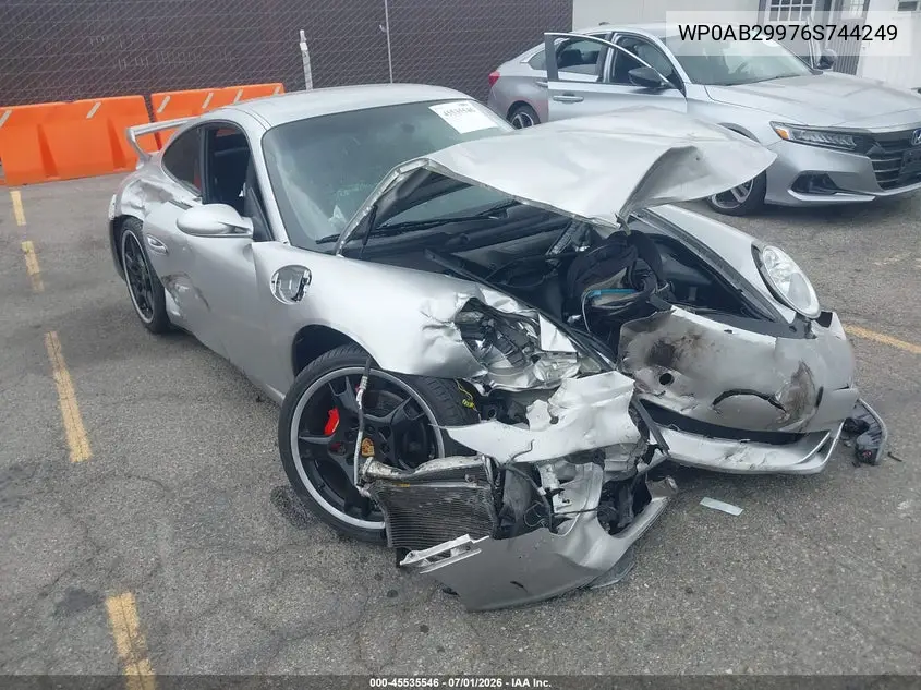 2006 Porsche 911 Carrera/Carrera 4S/Carrera S VIN: WP0AB29976S744249 Lot: 45535546