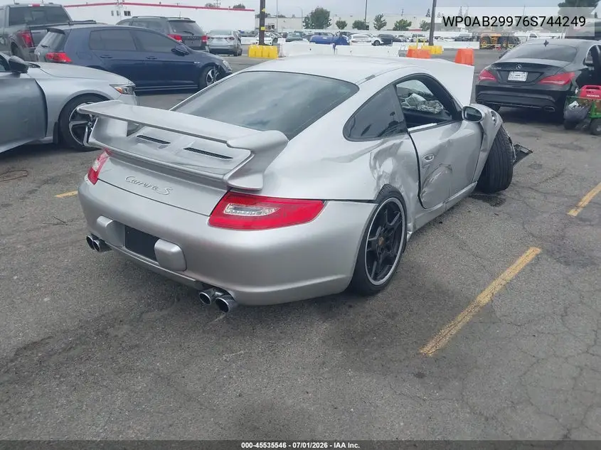 2006 Porsche 911 Carrera/Carrera 4S/Carrera S VIN: WP0AB29976S744249 Lot: 45535546
