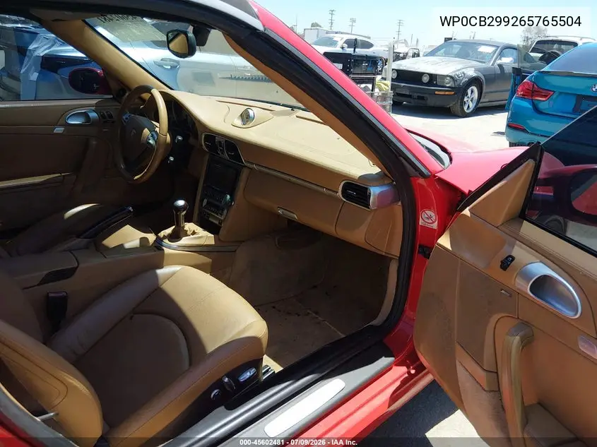 2006 Porsche 911 Carrera S Cabriolet VIN: WP0CB29926S765504 Lot: 45602481