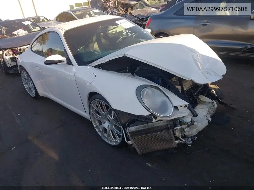 2007 Porsche 911 Carrera/Carrera 4 VIN: WP0AA29997S710608 Lot: 45298064