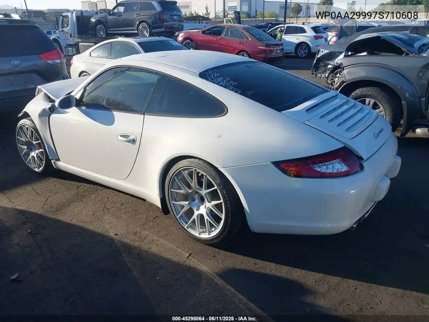 2007 Porsche 911 Carrera/Carrera 4 VIN: WP0AA29997S710608 Lot: 45298064