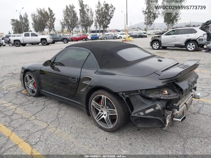 2009 Porsche 911 Turbo VIN: WP0CD29959S773739 Lot: 45365074