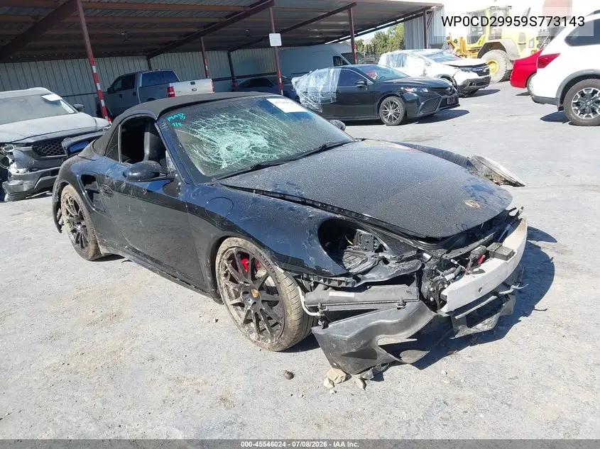2009 Porsche 911 Turbo VIN: WP0CD29959S773143 Lot: 45546024