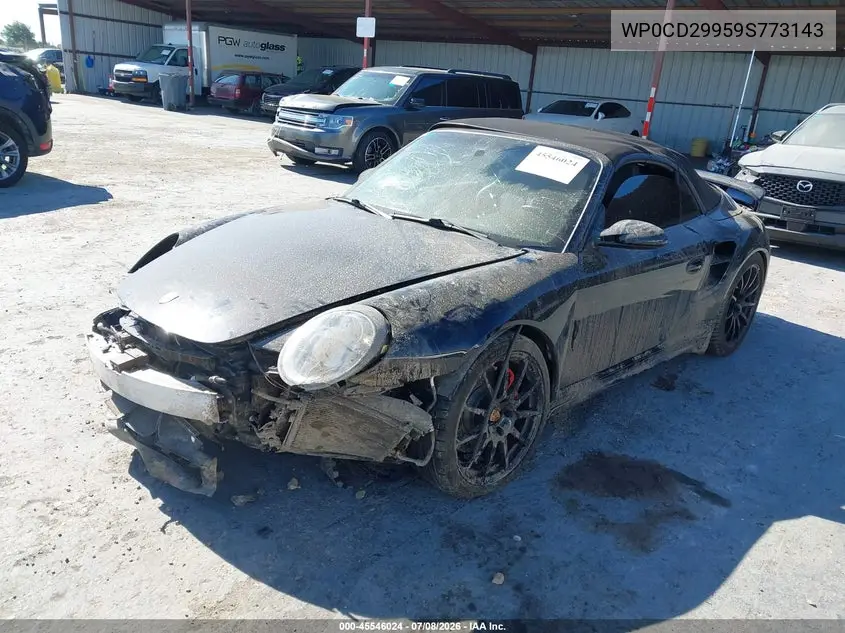 2009 Porsche 911 Turbo VIN: WP0CD29959S773143 Lot: 45546024