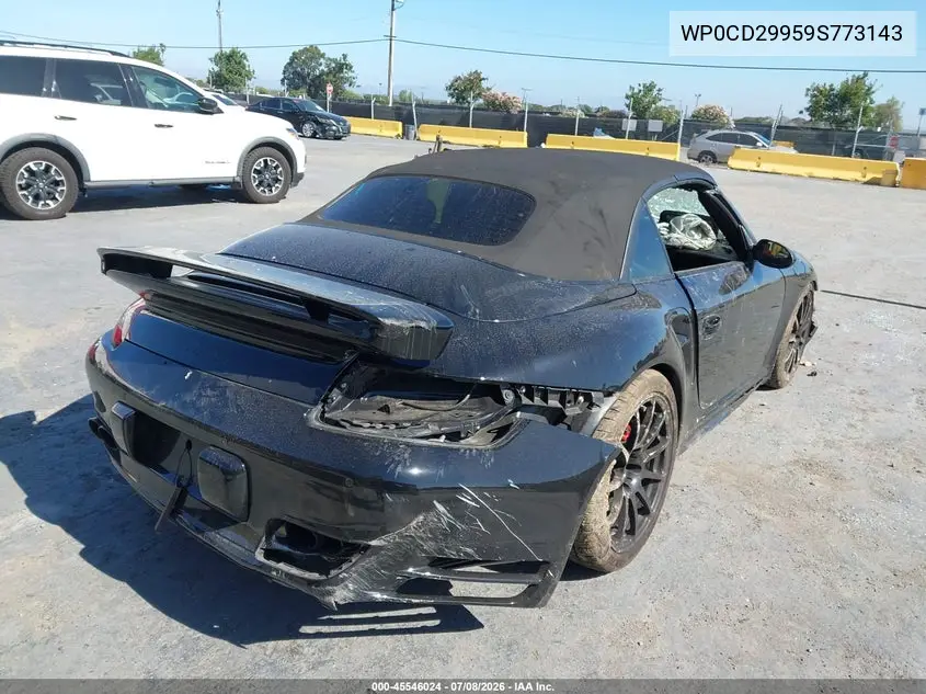 2009 Porsche 911 Turbo VIN: WP0CD29959S773143 Lot: 45546024