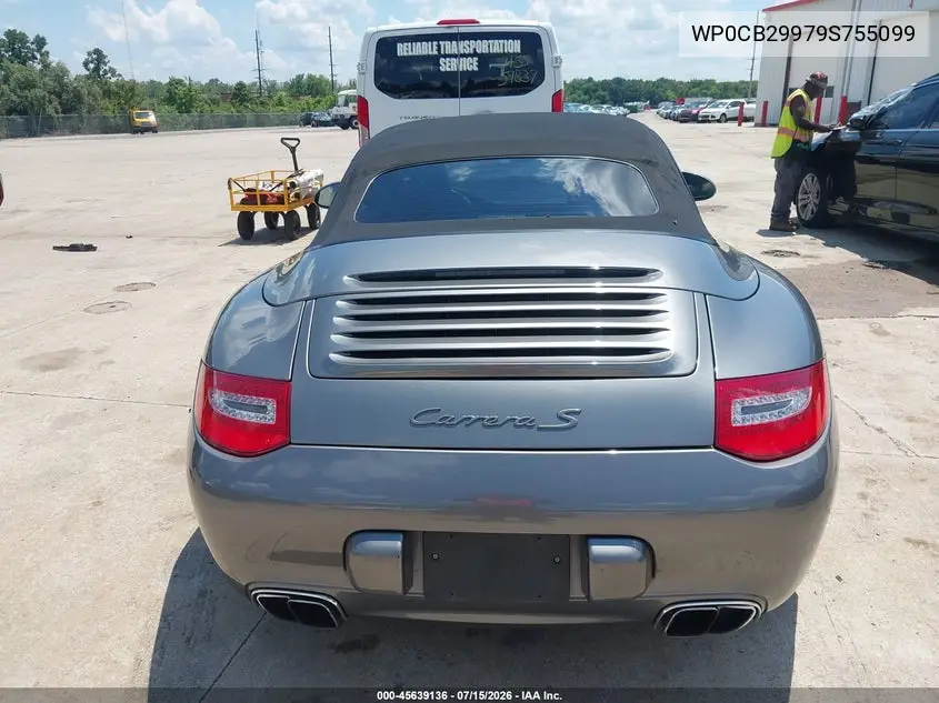 2009 Porsche 911 Carrera S VIN: WP0CB29979S755099 Lot: 45639136
