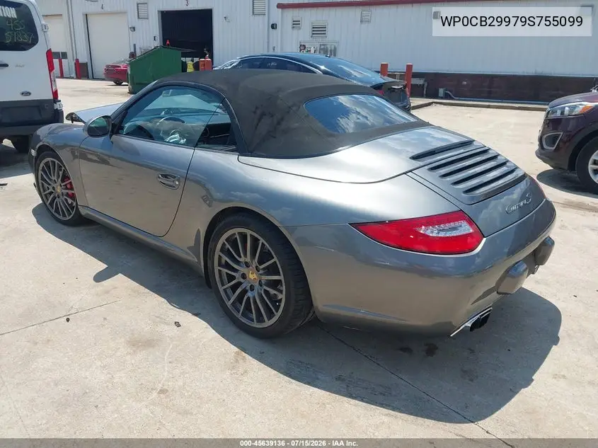 2009 Porsche 911 Carrera S VIN: WP0CB29979S755099 Lot: 45639136