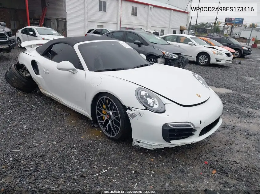 2014 Porsche 911 Turbo/Turbo S VIN: WP0CD2A98ES173416 Lot: 45193413
