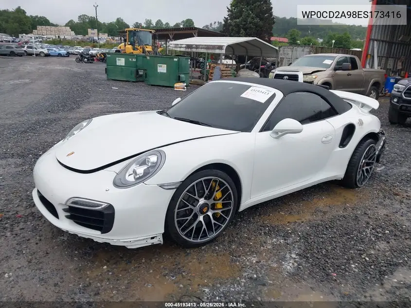 2014 Porsche 911 Turbo/Turbo S VIN: WP0CD2A98ES173416 Lot: 45193413