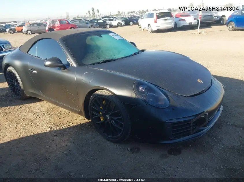 2017 Porsche 911 Carrera VIN: WP0CA2A96HS141304 Lot: 44424984