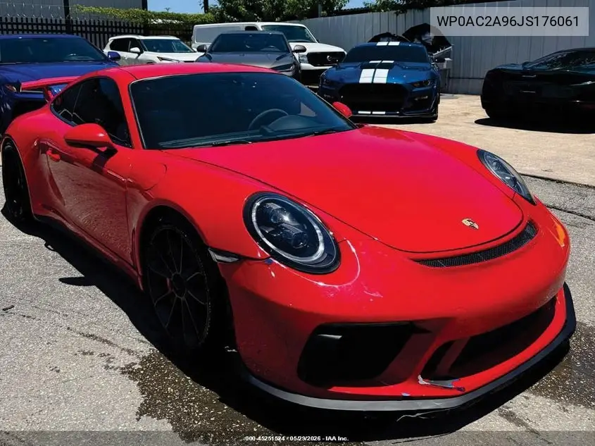 2018 Porsche 911 Gt3 VIN: WP0AC2A96JS176061 Lot: 45251524