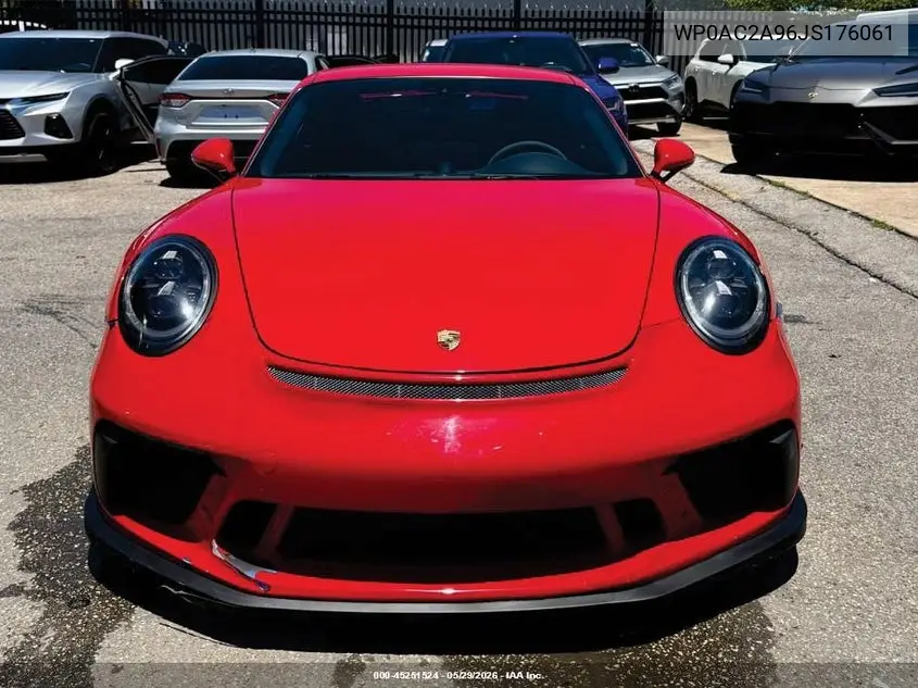 2018 Porsche 911 Gt3 VIN: WP0AC2A96JS176061 Lot: 45251524
