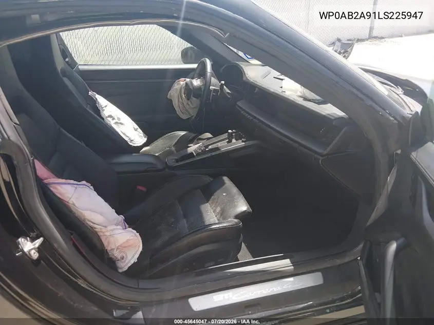 2020 Porsche 911 Carrera 4S/Carrera S VIN: WP0AB2A91LS225947 Lot: 45645047