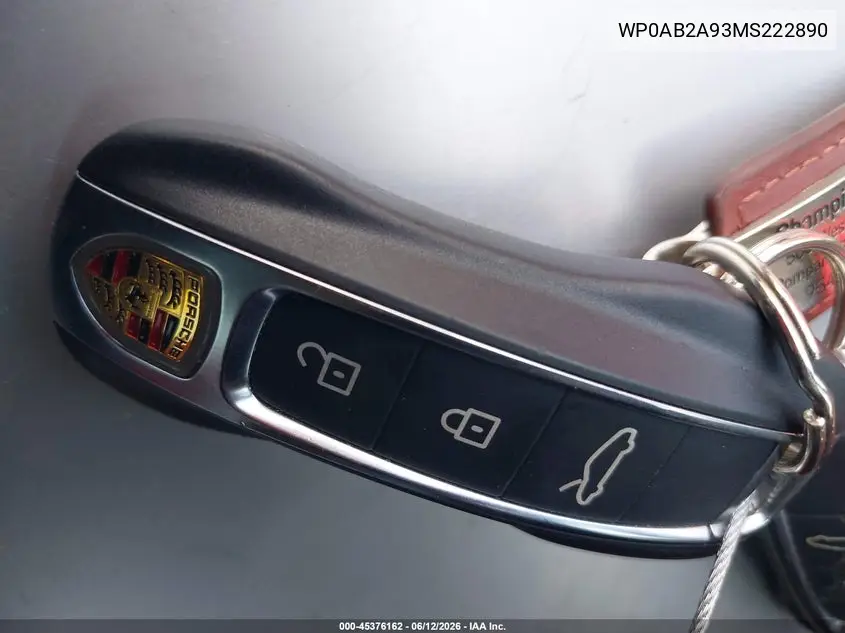 2021 Porsche 911 Carrera 4S/Carrera S VIN: WP0AB2A93MS222890 Lot: 45376162