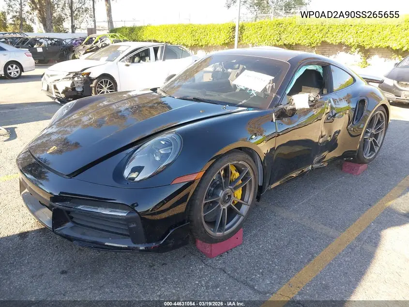 2025 Porsche 911 Turbo 50 Years/Turbo Cabriolet/Turbo S Cabriolet VIN: WP0AD2A90SS265655 Lot: 44631054