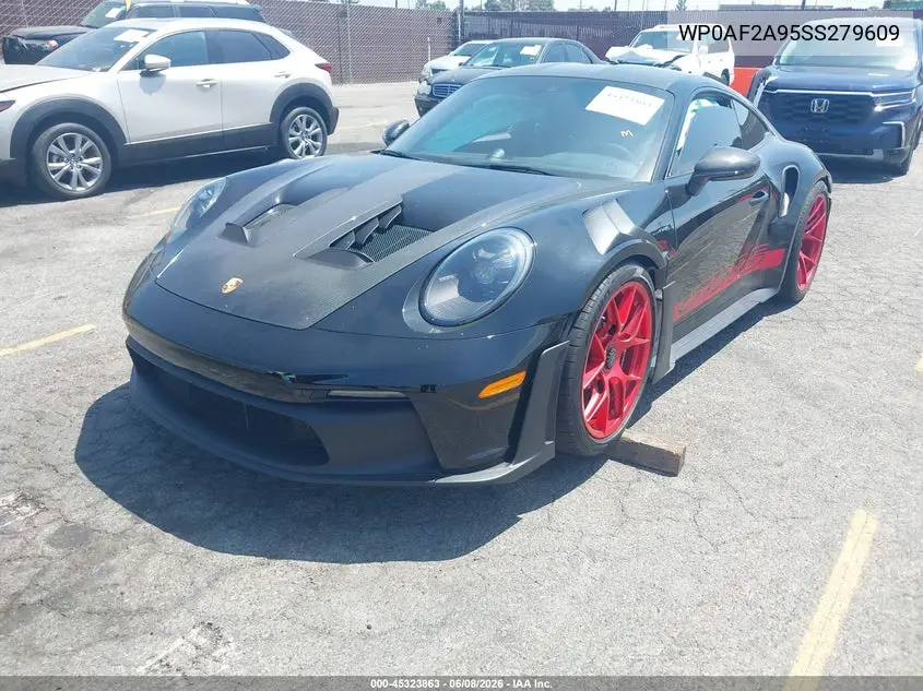 2025 Porsche 911 Gt3 Rs VIN: WP0AF2A95SS279609 Lot: 45323863