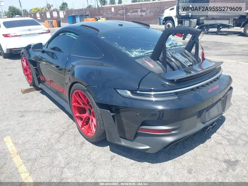2025 Porsche 911 Gt3 Rs VIN: WP0AF2A95SS279609 Lot: 45323863