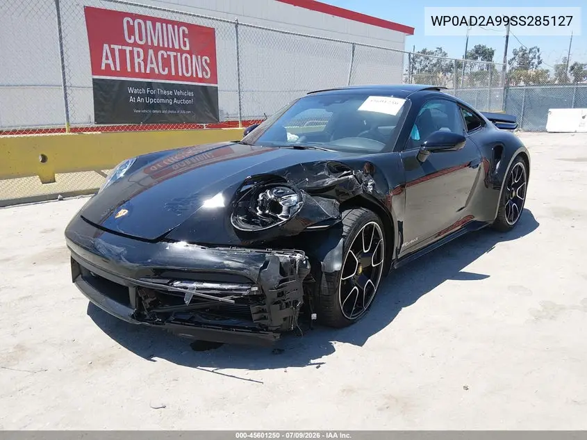 2025 Porsche 911 Turbo 50 Years/Turbo Cabriolet/Turbo S Cabriolet VIN: WP0AD2A99SS285127 Lot: 45601250