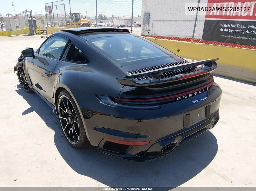 2025 Porsche 911 Turbo 50 Years/Turbo Cabriolet/Turbo S Cabriolet VIN: WP0AD2A99SS285127 Lot: 45601250