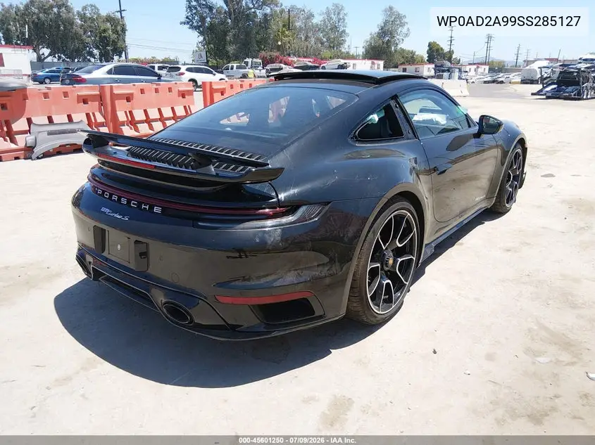 2025 Porsche 911 Turbo 50 Years/Turbo Cabriolet/Turbo S Cabriolet VIN: WP0AD2A99SS285127 Lot: 45601250