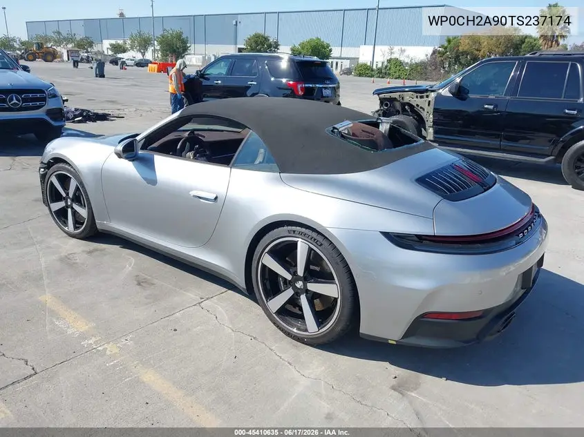 2026 Porsche 911 Carrera 4S/Carrera S Cabriolet VIN: WP0CH2A90TS237174 Lot: 45410635