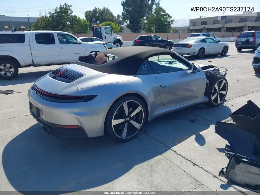 2026 Porsche 911 Carrera 4S/Carrera S Cabriolet VIN: WP0CH2A90TS237174 Lot: 45410635