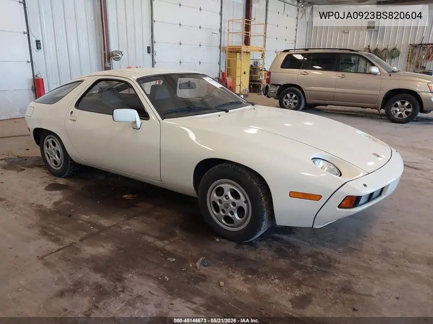 1981 Porsche 928 VIN: WP0JA0923BS820604 Lot: 45146673