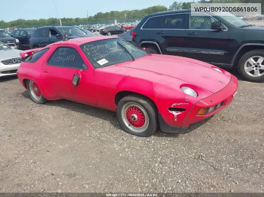 1983 Porsche 928 S VIN: WP0JB0920DS861806 Lot: 42411171