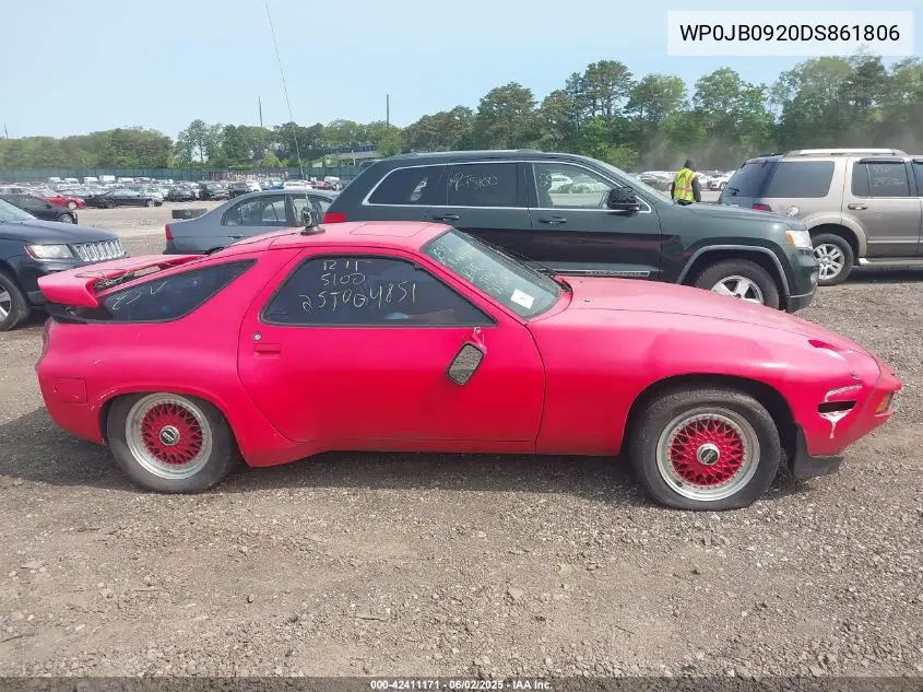 1983 Porsche 928 S VIN: WP0JB0920DS861806 Lot: 42411171
