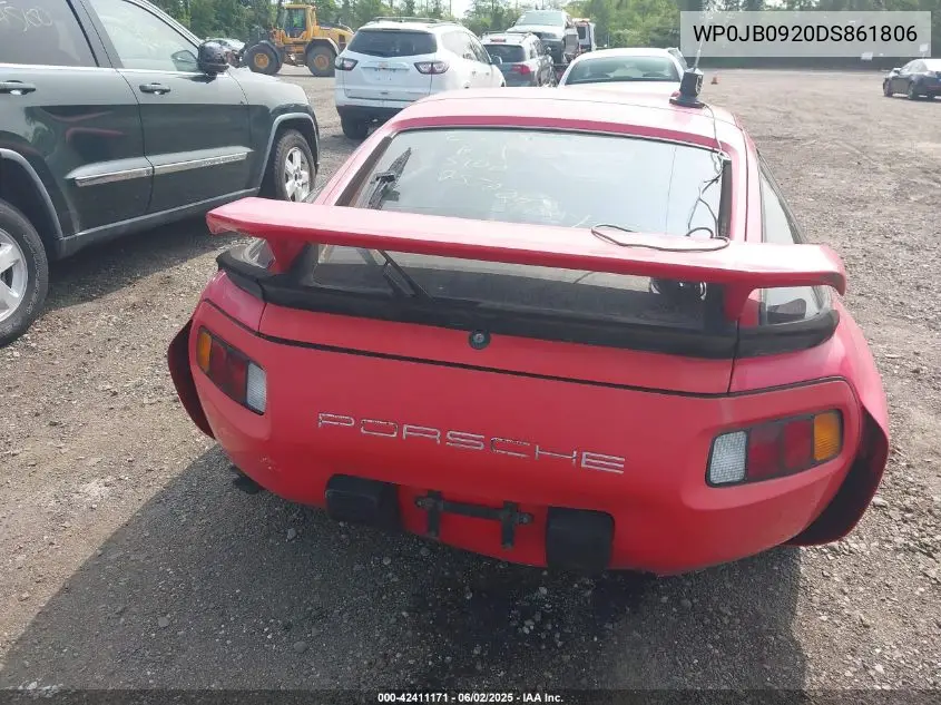 1983 Porsche 928 S VIN: WP0JB0920DS861806 Lot: 42411171