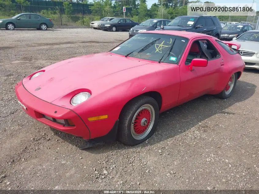 1983 Porsche 928 S VIN: WP0JB0920DS861806 Lot: 42411171