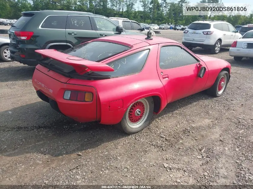 1983 Porsche 928 S VIN: WP0JB0920DS861806 Lot: 42411171