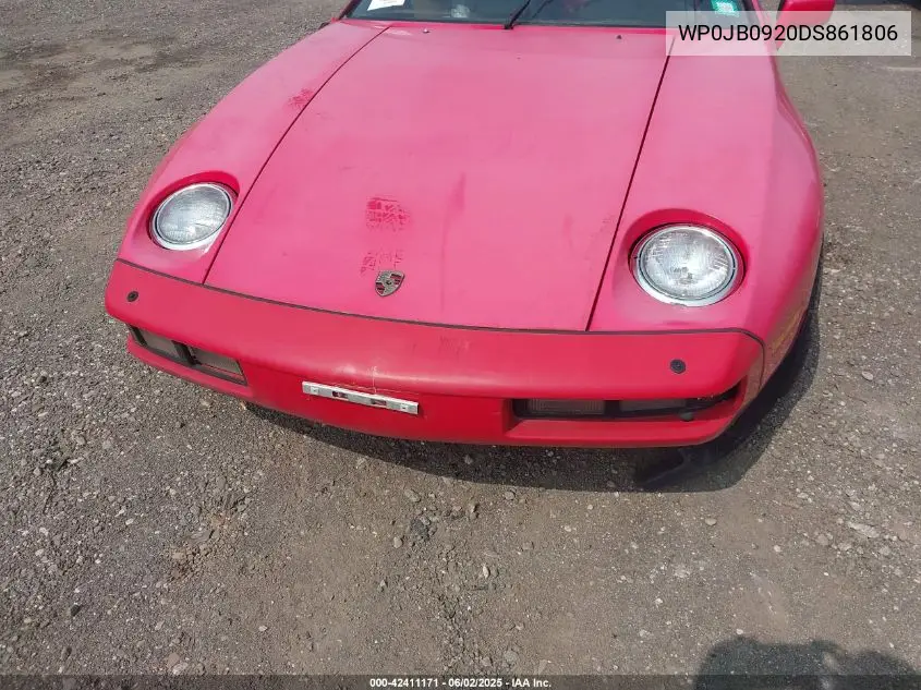 1983 Porsche 928 S VIN: WP0JB0920DS861806 Lot: 42411171